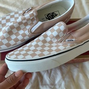 Vans checkerboard classic slip on